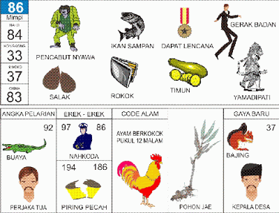 buku mimpi erek erek togel 86